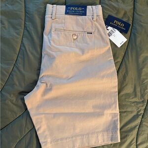POLO Ralph Lauren Stretch Classic Fit 9” Beige Shorts